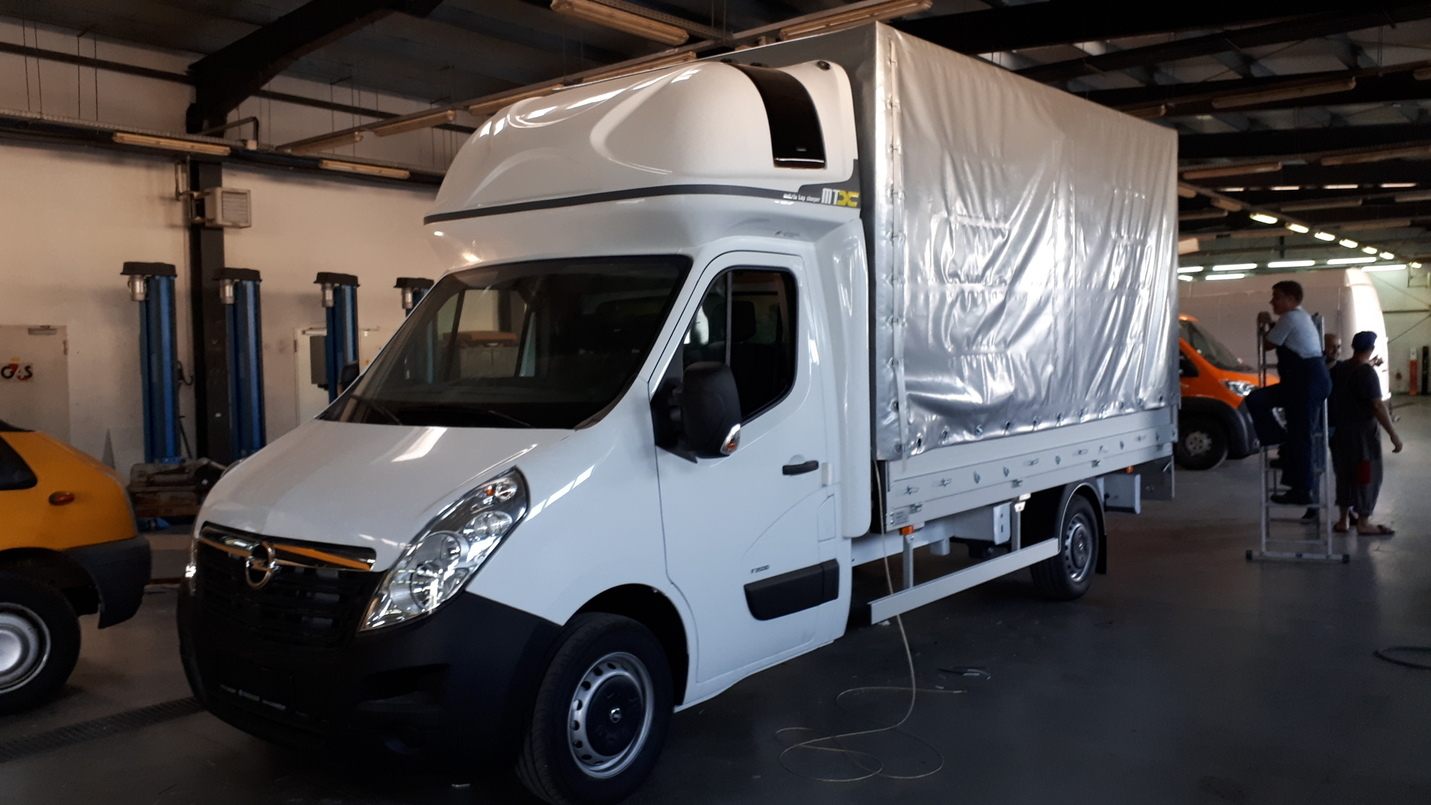 Opel Platforma cu obloane din aluminiu Opel Movano l3