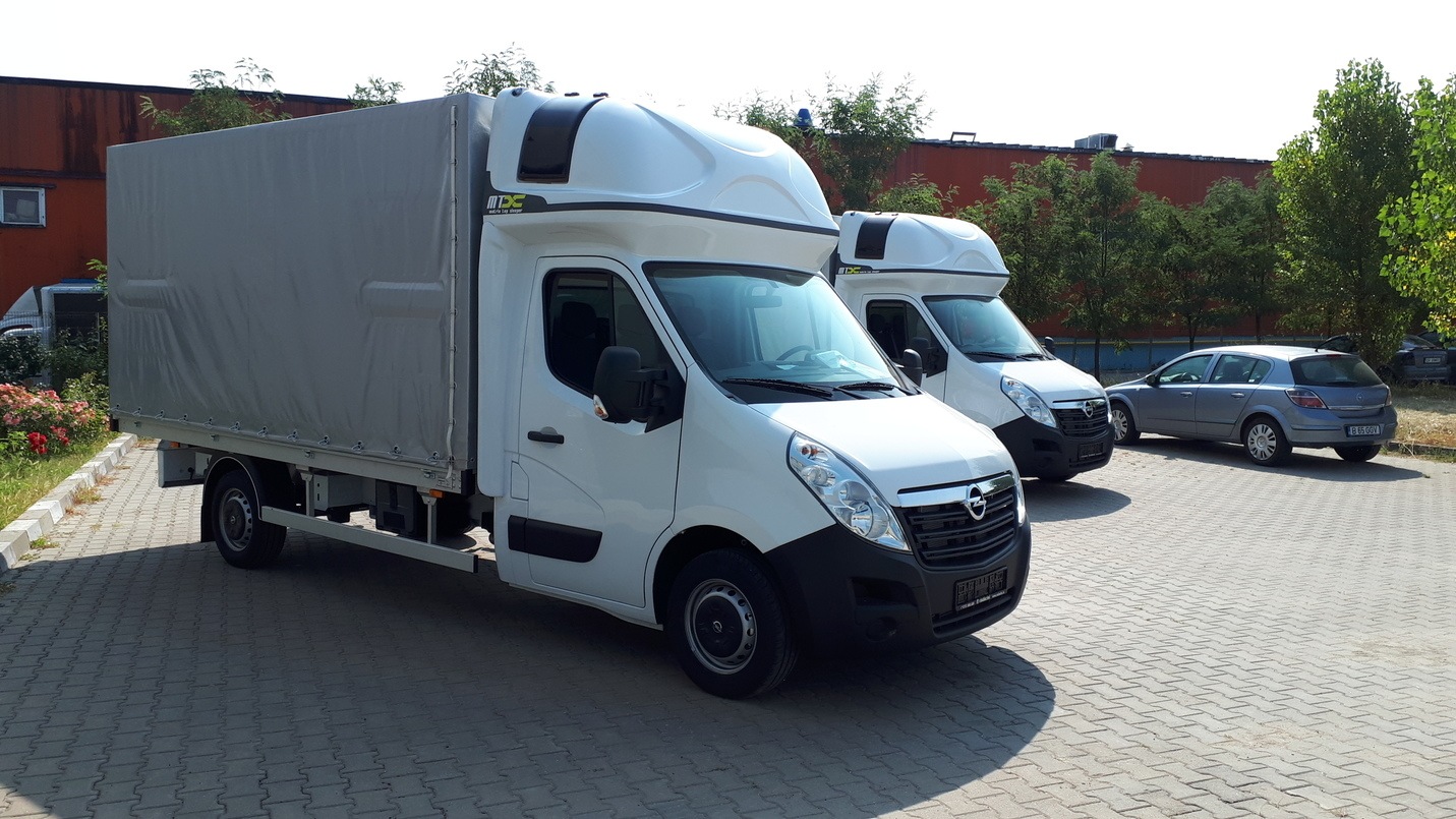 Opel Platforma cu obloane din aluminiu Opel Movano l3